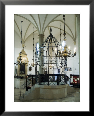 The Old Synagogue (Stara Synagoga) In The Jewish District Of Kazimierz, Krakow (Cracow), Poland by R H Productions Pricing Limited Edition Print image