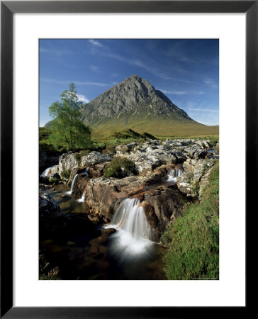 Buachaille Etive Mor And The River Coupall, Glen Etive, Western Highlands, Scotland, United Kingdom by Lee Frost Pricing Limited Edition Print image
