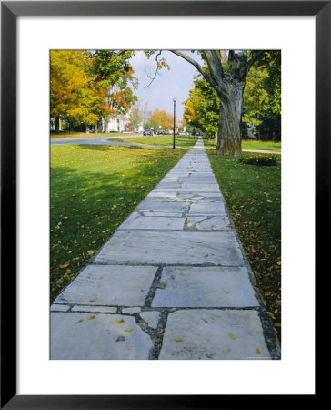 Manchester, Vermont, Known For It's Marble Sidewalks, One Of Americas Oldest Resorts by Fraser Hall Pricing Limited Edition Print image