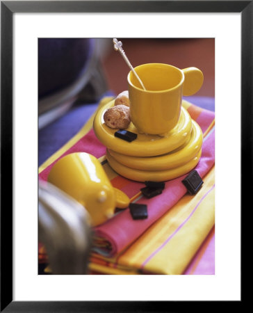 Espresso Cups With Pieces Of Chocolate And Amaretti by Frederic Vasseur Pricing Limited Edition Print image