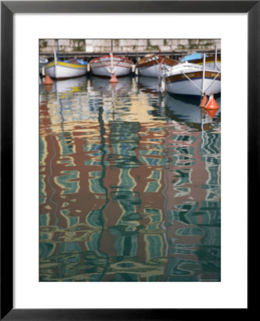 Relections, Nice Harbour, Cote D'azur, France by Doug Pearson Pricing Limited Edition Print image