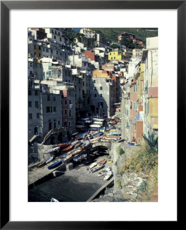 Boats On Downtown Shore, Cinque Terre, Italy by Greg Gawlowski Pricing Limited Edition Print image