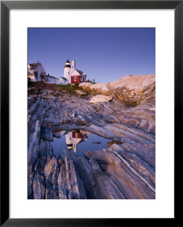 Pemaquid Point Lighthouse, Maine, Usa by Alan Copson Pricing Limited Edition Print image