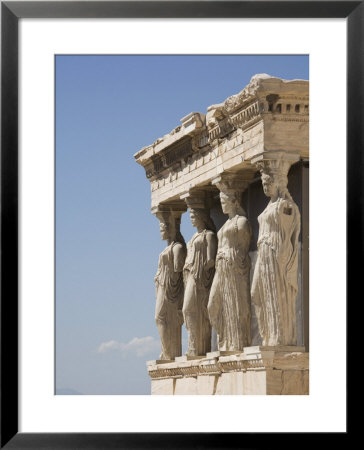 Erechtheion Temple, Acropolis, Unesco World Heritage Site, Athens, Greece, Europe by Angelo Cavalli Pricing Limited Edition Print image
