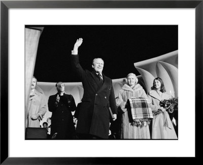 President Gerald Ford At The Lighting Of The National Christmas Tree, Washington, D.C., 1976 by Marion S. Trikosko Pricing Limited Edition Print image