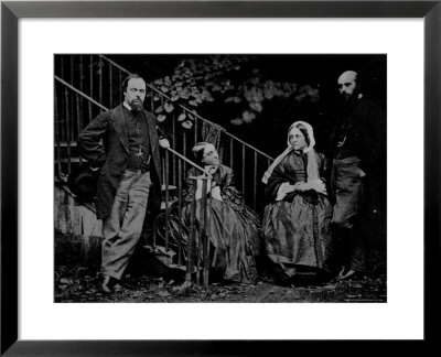 Portrait Of The Rossetti Family, 1864 by Charles Lutwidge Dodgson Pricing Limited Edition Print image