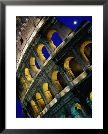 The Colosseum Lit Up At Night, Rome, Lazio, Italy by Glenn Beanland Pricing Limited Edition Print image