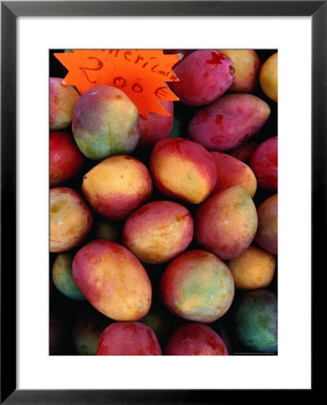 Mangoes For Sale On Roadside Stall, Reunion by Jean-Bernard Carillet Pricing Limited Edition Print image