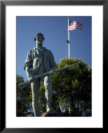 Minuteman Statue At Battle Green In Lexington, Massachusetts by Tim Laman Pricing Limited Edition Print image