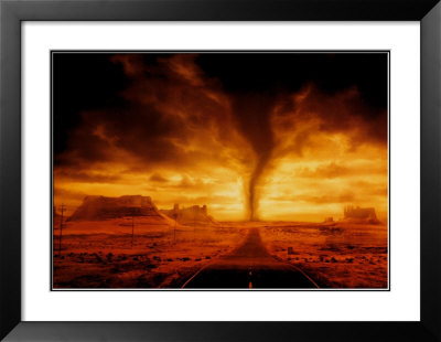 Tornado In Monument Valley by Peter Rauter Pricing Limited Edition Print image