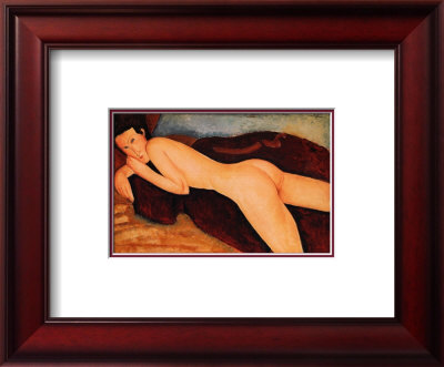 Reclining Nude From The Back, 1917 by Amedeo Modigliani Pricing Limited Edition Print image