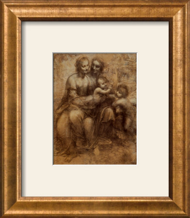 The Virgin And Child With Saint Anne And Saint John The Baptist, C. 1499/1500 by Leonardo Da Vinci Pricing Limited Edition Print image