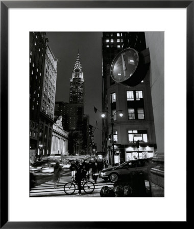 Chrysler Clock, Madison Avenue by Henri Silberman Pricing Limited Edition Print image