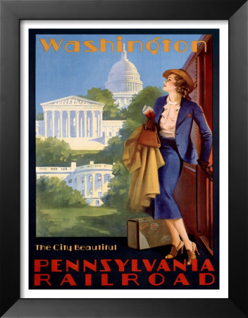 Pennsylvania Railroad, Washington by Edward M. Eggleston Pricing Limited Edition Print image