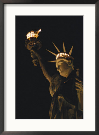 The Statue Of Liberty At Night by O. Louis Mazzatenta Pricing Limited Edition Print image