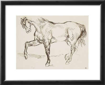 The Horse by Eugene Delacroix Pricing Limited Edition Print image