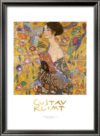 Lady With Fan by Gustav Klimt Pricing Limited Edition Print image