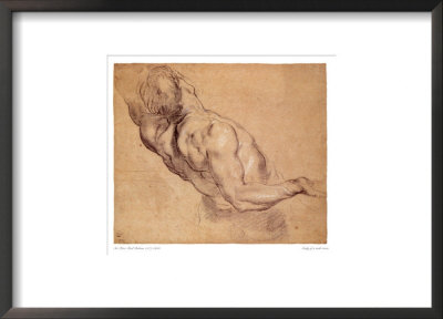 Study Of A Male Torso by Peter Paul Rubens Pricing Limited Edition Print image