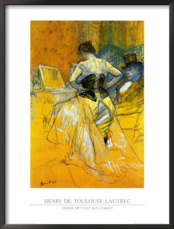 Femme Mettant Son Corset by Henri De Toulouse-Lautrec Pricing Limited Edition Print image