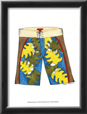 Surf Shorts (Ci) I by Jennifer Goldberger Pricing Limited Edition Print image