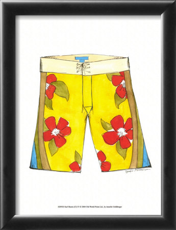 Surf Shorts (Ci) Iv by Jennifer Goldberger Pricing Limited Edition Print image