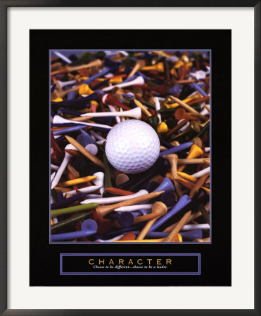 Character - Golf Tees by Bruce Curtis Pricing Limited Edition Print image