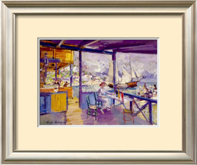 Terrace On A Sea Shore by Konstantin A. Korovin Pricing Limited Edition Print image