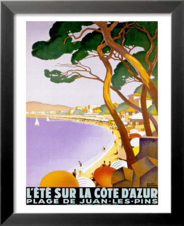 L'ete Sur La Cote D'azur by Roger Broders Pricing Limited Edition Print image