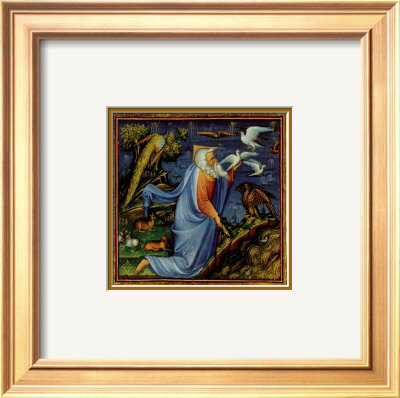 God Creating Birds And Animals by Belbello Da Pavia Pricing Limited Edition Print image