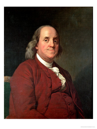 Benjamin Franklin, 1782 by Joseph Wright Of Derby Pricing Limited Edition Print image