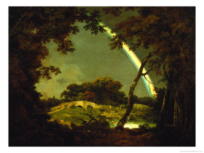 Landscape With A Rainbow, 1794 by Joseph Wright Of Derby Pricing Limited Edition Print image