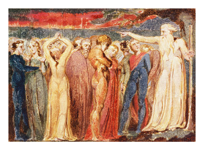 Joseph Of Arimathea Preaching To The Inhabitants Of Britain by William Blake Pricing Limited Edition Print image