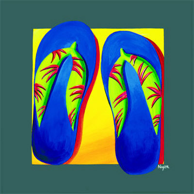 Bahama Thongs by Naylor Mary Pricing Limited Edition Print image