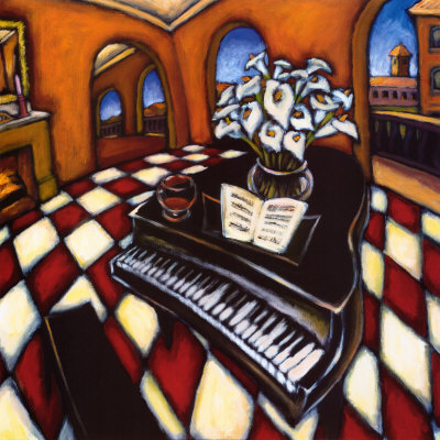 Piano Room by Daniel Ng Pricing Limited Edition Print image