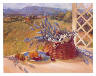 Lavender Basket by Ruth Baderian Pricing Limited Edition Print image
