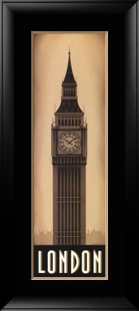 Big Ben In London, England Lit Up At Night by Steve Forney Pricing Limited Edition Print image