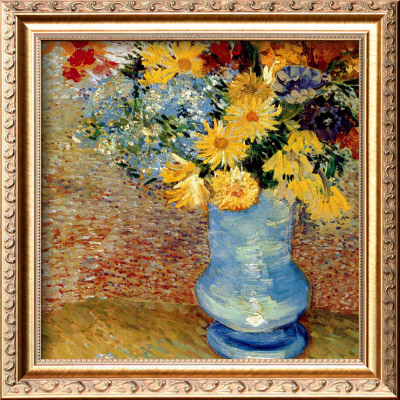 Vase Avec Bouquets De Fleurs by Vincent Van Gogh Pricing Limited Edition Print image