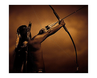 Native American Bow by Jim Tunell Pricing Limited Edition Print image