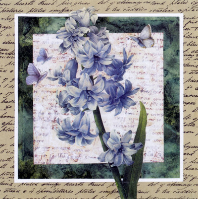 Blue Flower Notes Iii by G.P. Mepas Pricing Limited Edition Print image