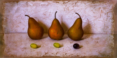 Pears And Grapes by Tania Darashkevich Pricing Limited Edition Print image
