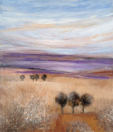 Heather Landscape Ii by Rosemary Abrahams Pricing Limited Edition Print image