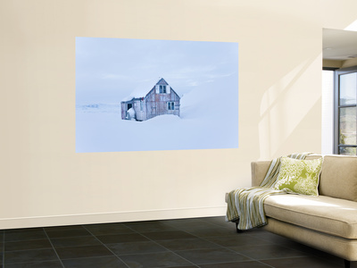 House In Snow, Tiniteqilaq, East Greenland by Peter Adams Pricing Limited Edition Print image