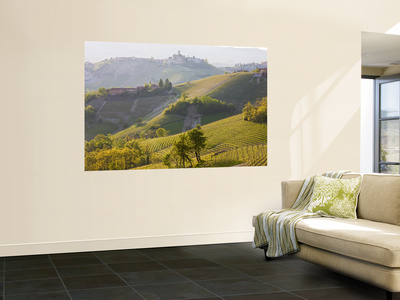 View To Serralunga D' Alba, Piedmont, Italy by Peter Adams Pricing Limited Edition Print image