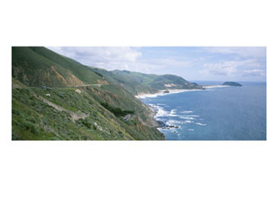 A View Of Highway One And The Rugged Coastline Of Big Sur by Rich Reid Pricing Limited Edition Print image