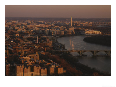 Aerial View Of Washington, D by Kenneth Garrett Pricing Limited Edition Print image