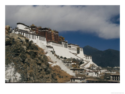 The Immense Potola Palace In Lhasa by Maria Stenzel Pricing Limited Edition Print image