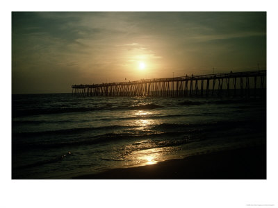 Fishing Pier, Nags Head, North Carolina by Scott Christopher Pricing Limited Edition Print image