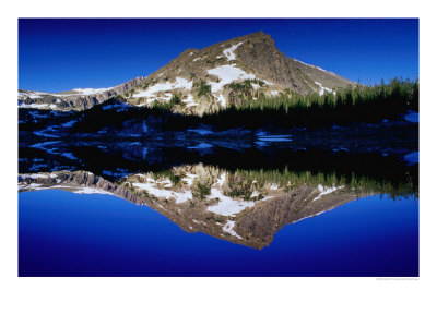 Alpine Mountain Reflected In Lawn Lake, Rocky Mountain National Park, Colorado, Usa by Gareth Mccormack Pricing Limited Edition Print image
