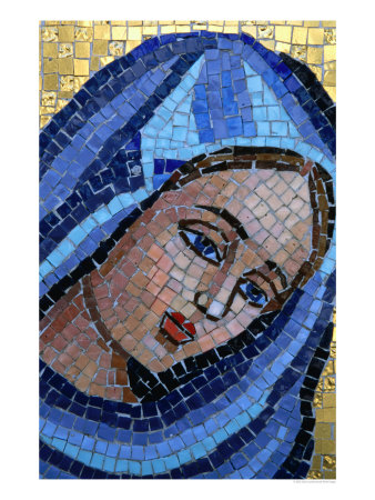 Mosaic Detail At Cemetery, Venice, Italy by Juliet Coombe Pricing Limited Edition Print image
