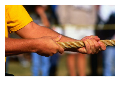 Tug Of War In Olympic Park, Calgary, Canada by Rick Rudnicki Pricing Limited Edition Print image